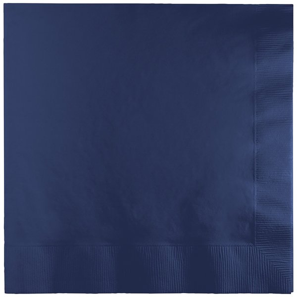 Touch Of Color Navy Blue Dinner Napkins 3 ply, 8.5"x8", 250PK 591137B
